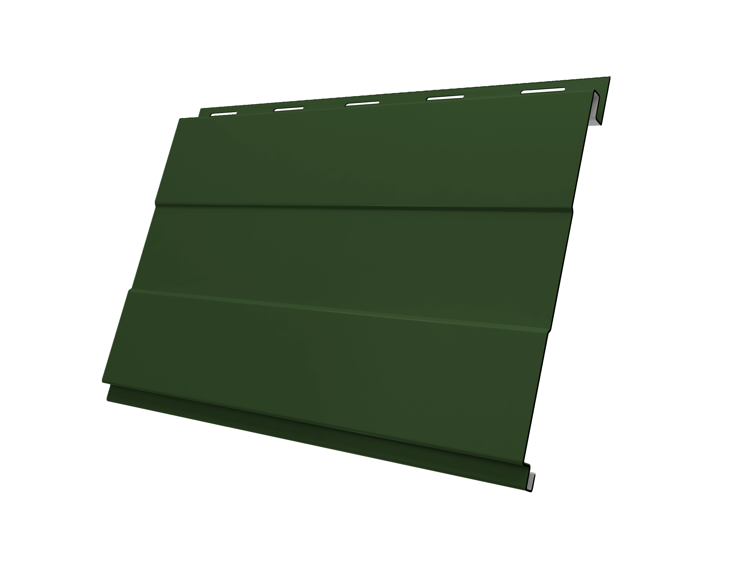 Софит Вертикаль 0,2 prof Grand Line 0,5 Satin Matt TX RAL 6020 хромовая зелень