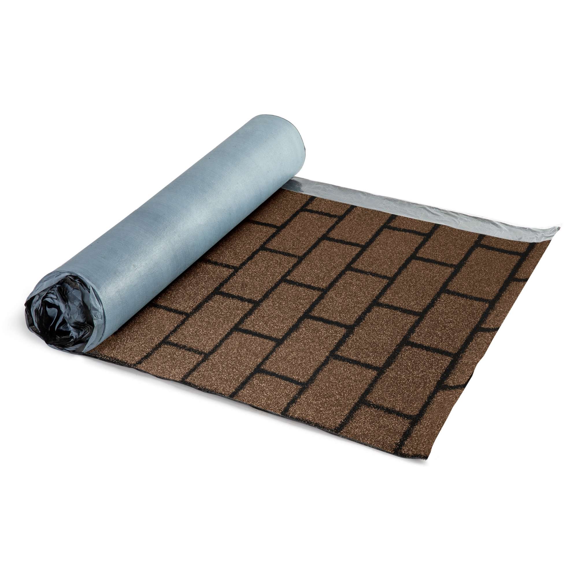 Черепица рулонная Технониколь Кирпичная кладка, коричневая