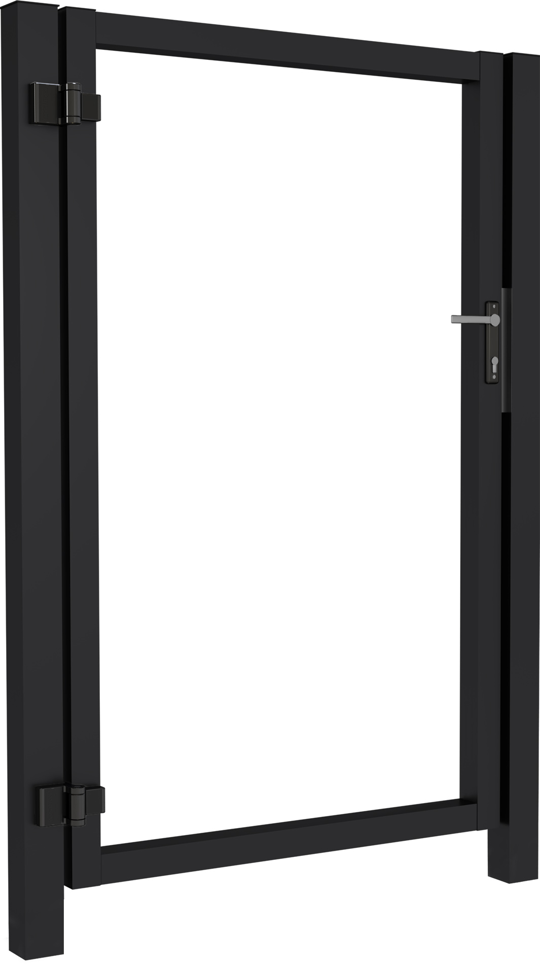 Калитка Жалюзи Puma Lock 1,68х1 RAL 9005 без заполнения тип А