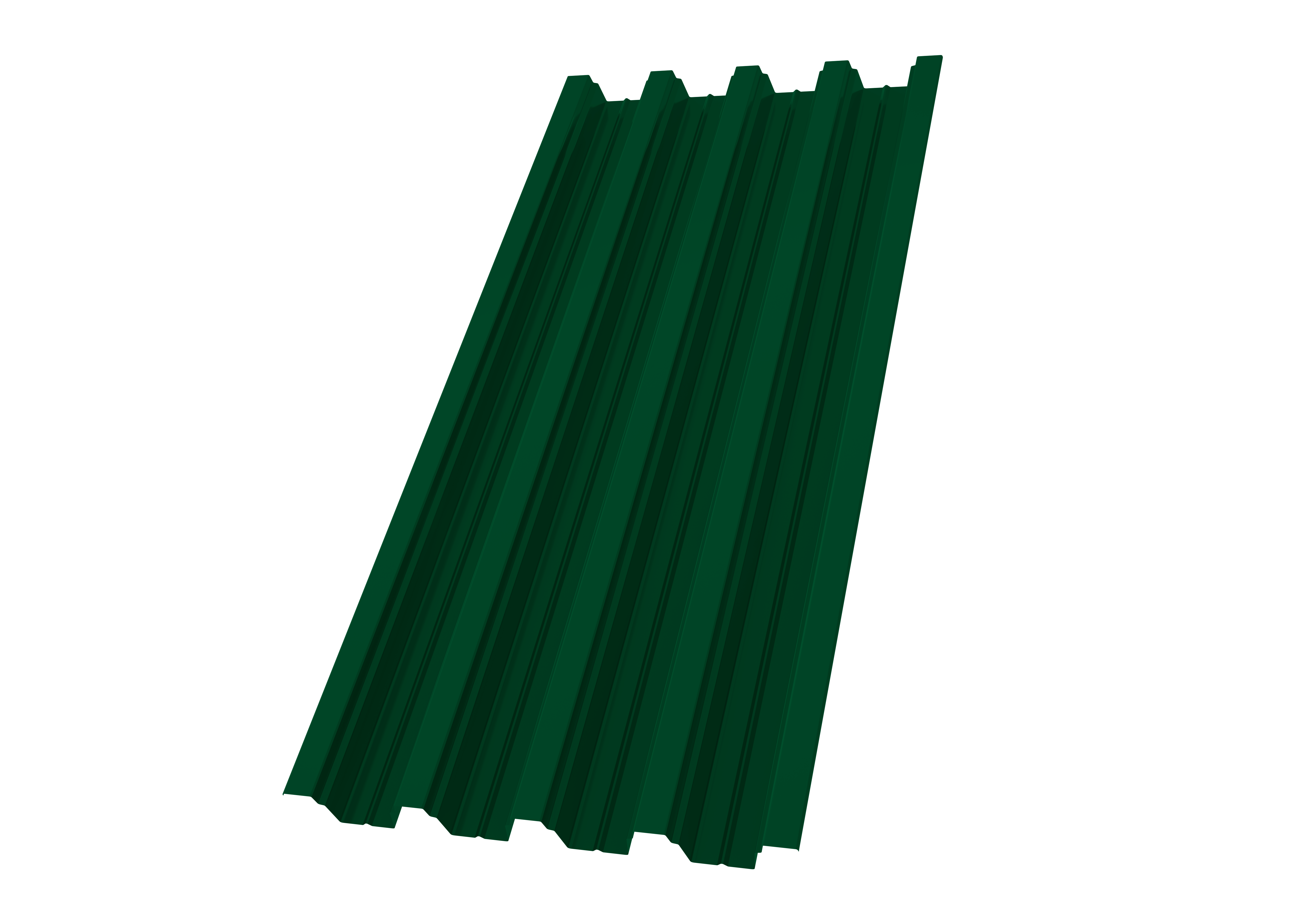 Профнастил Н75R Grand Line 0,7 PE RAL 6005 зеленый мох