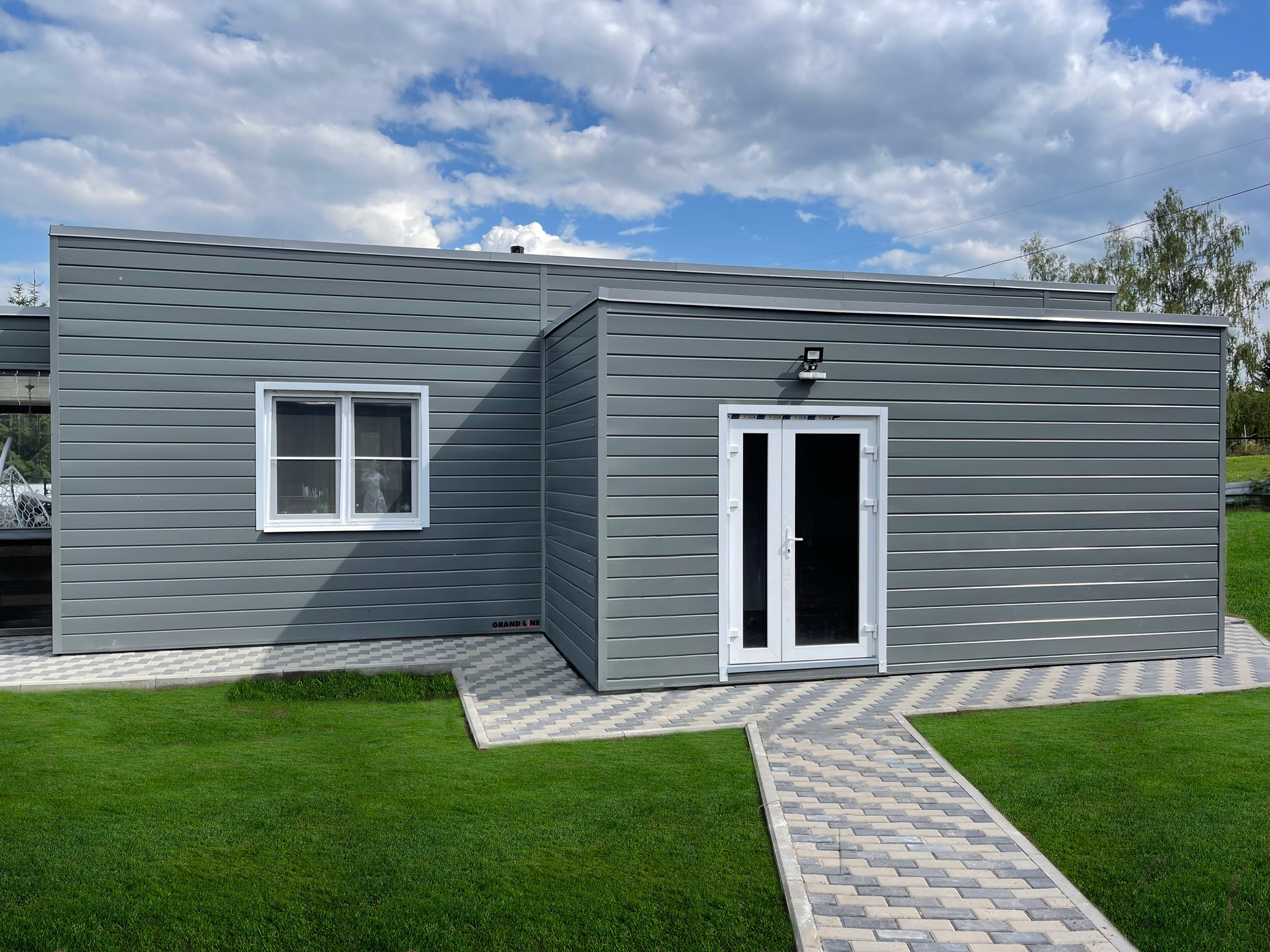 ЭкоБрус 0,345 Grand Line 0,45 PE RAL 7005 мышино-серый