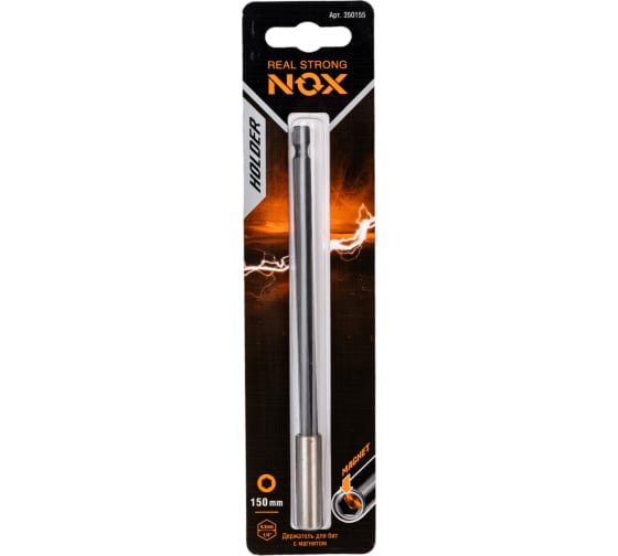Держатель для бит Nox 150мм Е6,3 карта (350155)