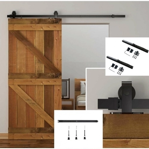 Комплект для LOFT дверей BARNDOOR RELAX с 2 доводчиками и доп треком