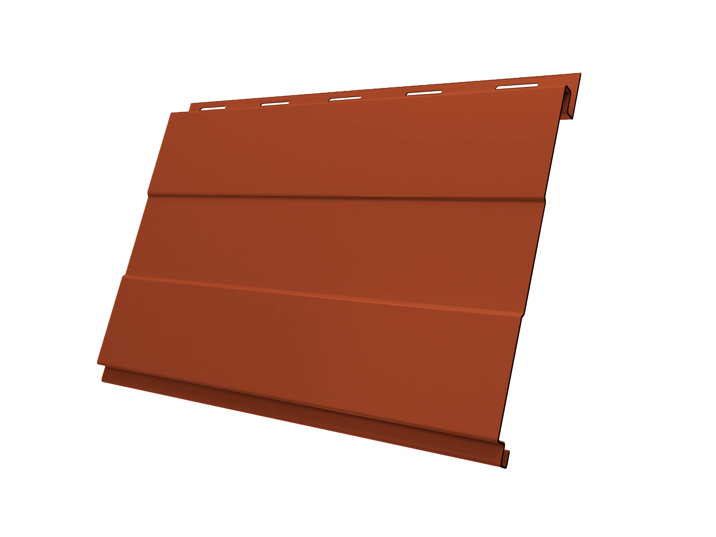 Софит Вертикаль 0,2 prof Grand Line 0,5 Velur X RAL 8004 терракота