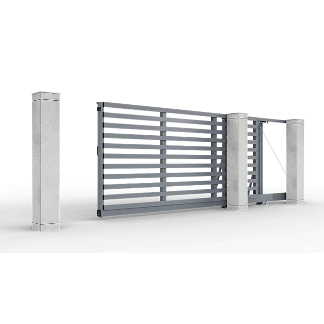 Автоматические откатные ворота Prestige 4 на 2 метра с приводом RTO-500 цвета RAL 7024