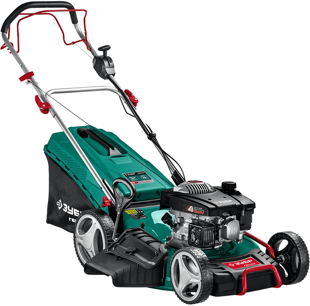 Газонокосилка самоходная бензиновая Зубр 4.8 кВт, 6.5 л.с., 510 мм( ГБС-510)