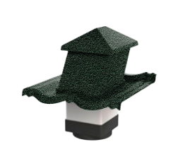 Вентилятор кровельный для композитной черепицы Metrotile HV15-15 MetroBond темно-зеленый