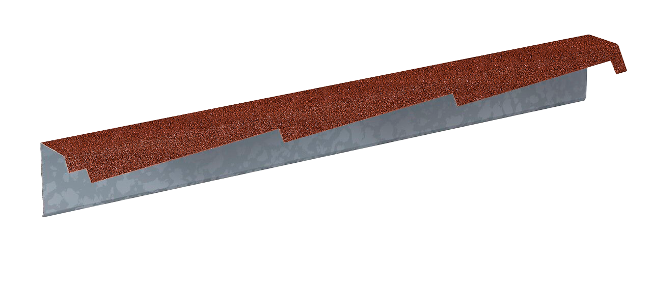 Планка фронтонная резная правая Gerard 1,2м (сталь), цвет 231