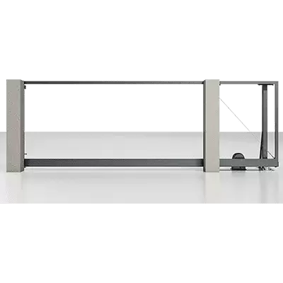 Каркас откатных ворот 4 на 2 метра в комплекте с автоматикой Roteo