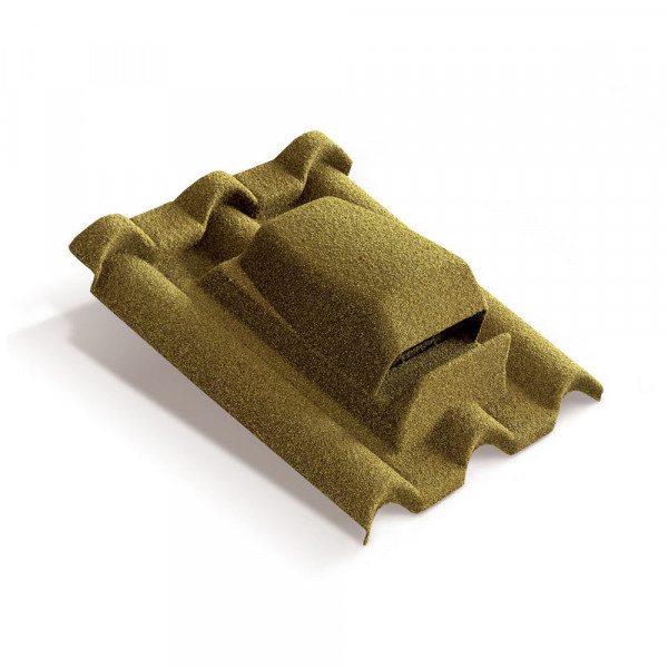 Вентилятор кровельный для композитной черепицы Metrotile RV75 Gallo охра