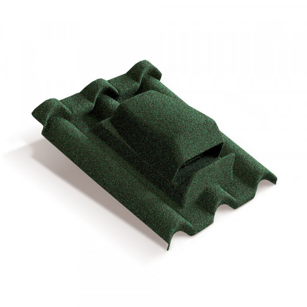 Вентилятор кровельный для композитной черепицы Metrotile RV75 Gallo зеленый