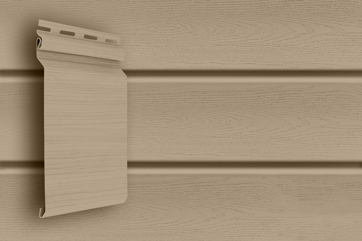 Сайдинг Natural-брус Grand Line Standart бежевый (3,0м)