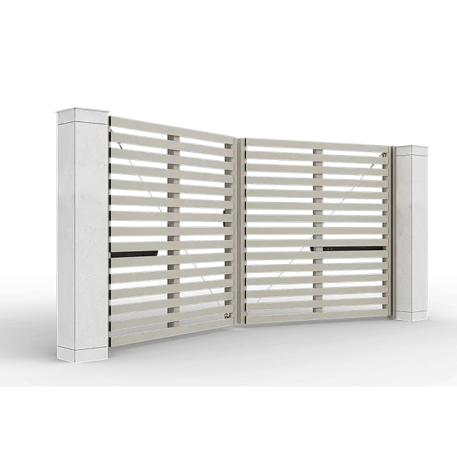 Автоматические распашные ворота Prestige 4 на 2 метра с приводом AM-3000KIT цвета RAL 7039M