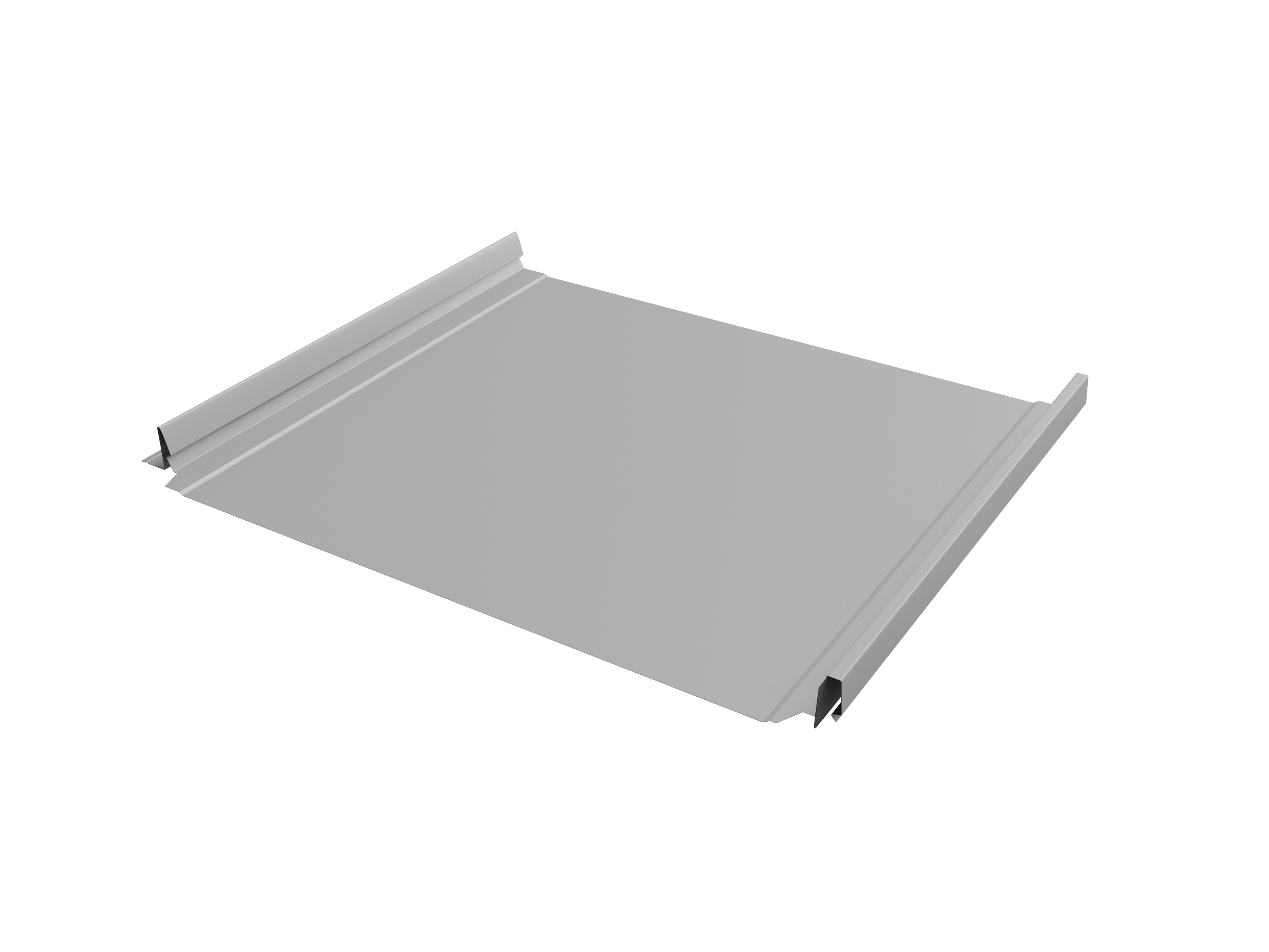 Кликфальц Pro Grand Line 0,45 Drap TX с пленкой на замках RAL 7047 телегрей 4