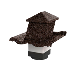 Вентилятор кровельный для композитной черепицы Metrotile HV15-15 MetroBond коричневый