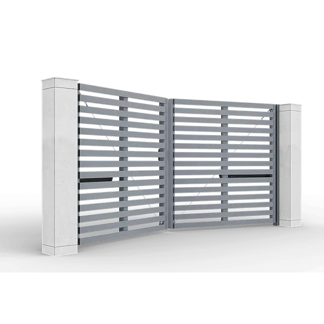 Автоматические распашные ворота Prestige 4 на 2 метра с приводом AM-3000KIT цвета RAL 7024