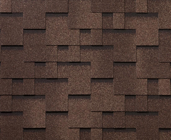 Черепица гибкая RoofShield Премиум Модерн лесной орех