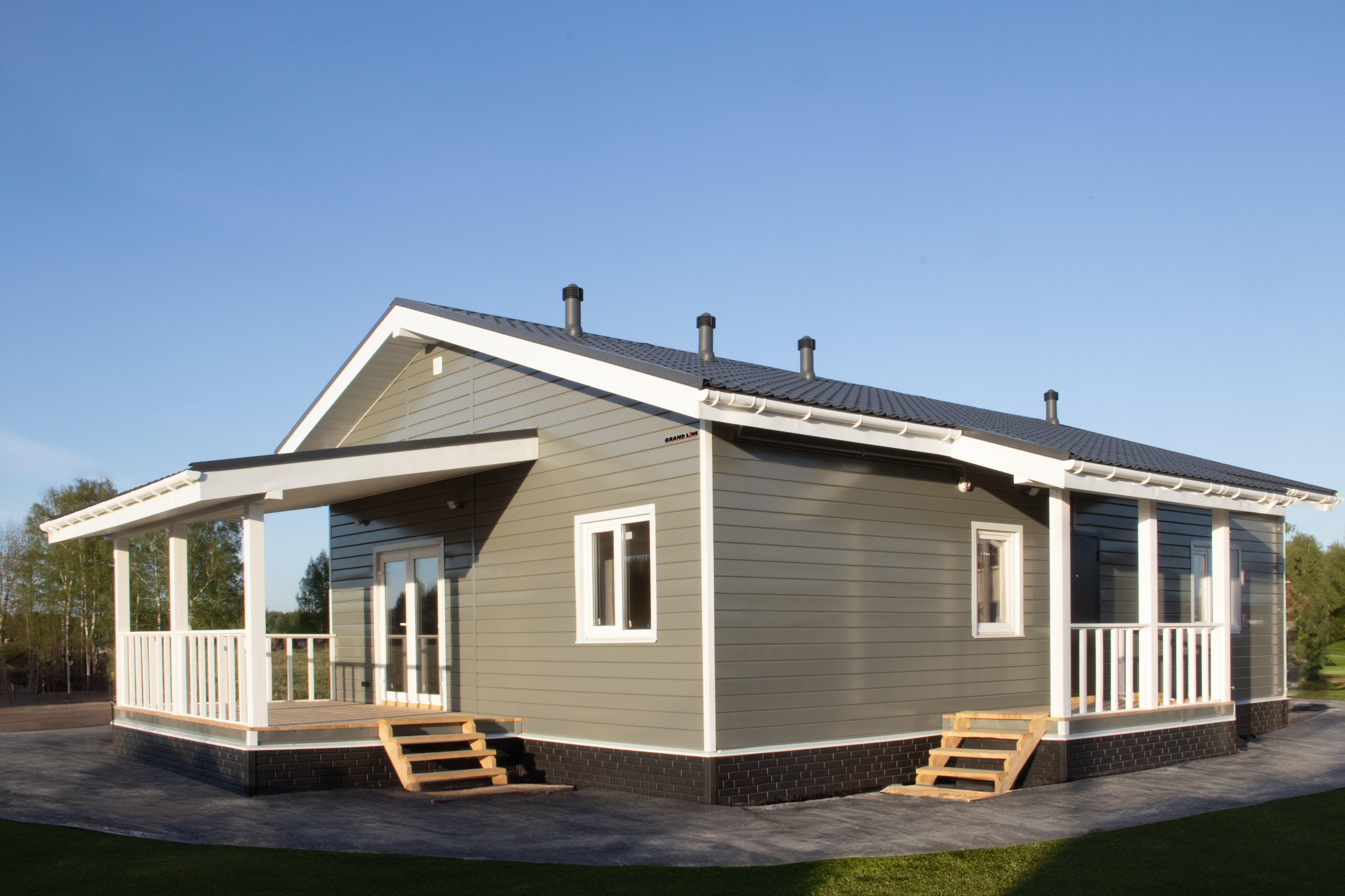 ЭкоБрус 0,345 Grand Line 0,45 PE RAL 7005 мышино-серый