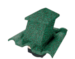 Вентилятор кровельный для композитной черепицы Metrotile HV15-15 Gallo зеленый