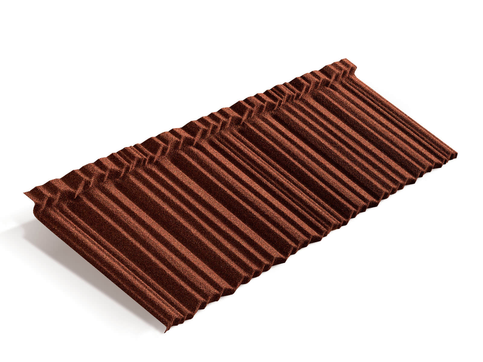 Лист композитной черепицы Metrotile MetroShake 2 скарлет