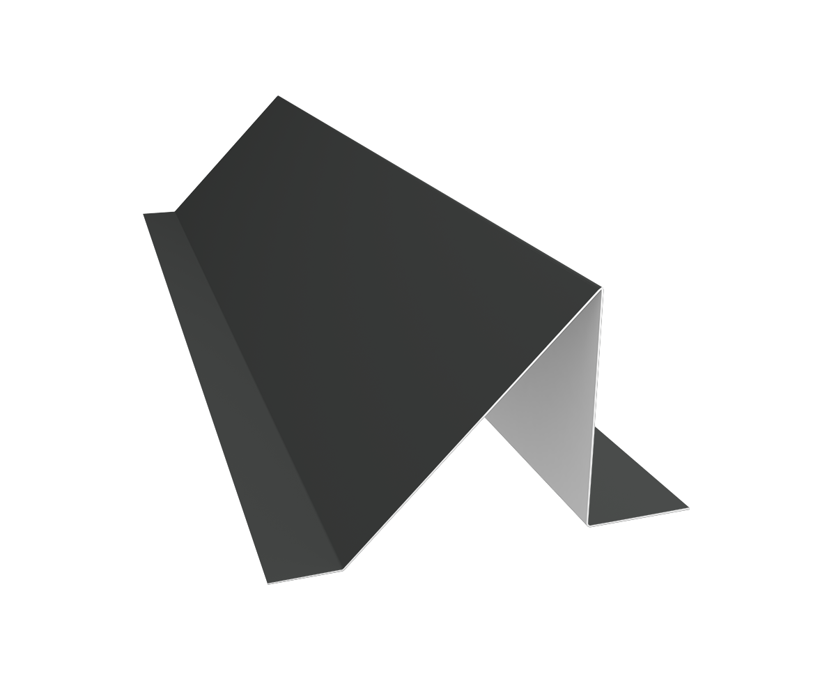 Планка снегозадержания малая 0,5 Satin Matt TX RAL 7016 антрацитово-серый (3м)