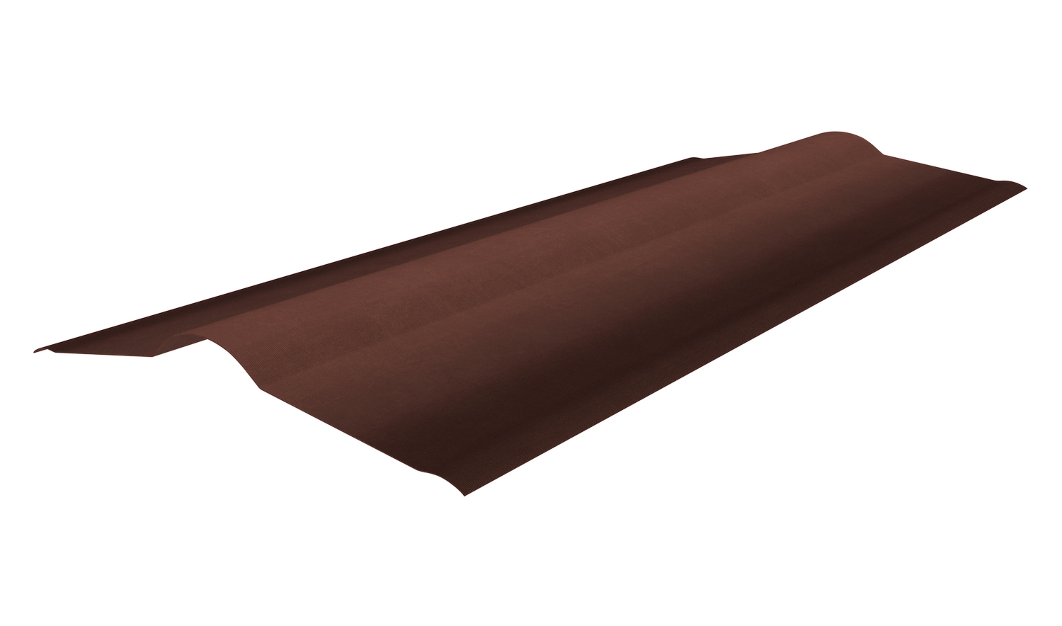 Конек Черепица Ондулин красный