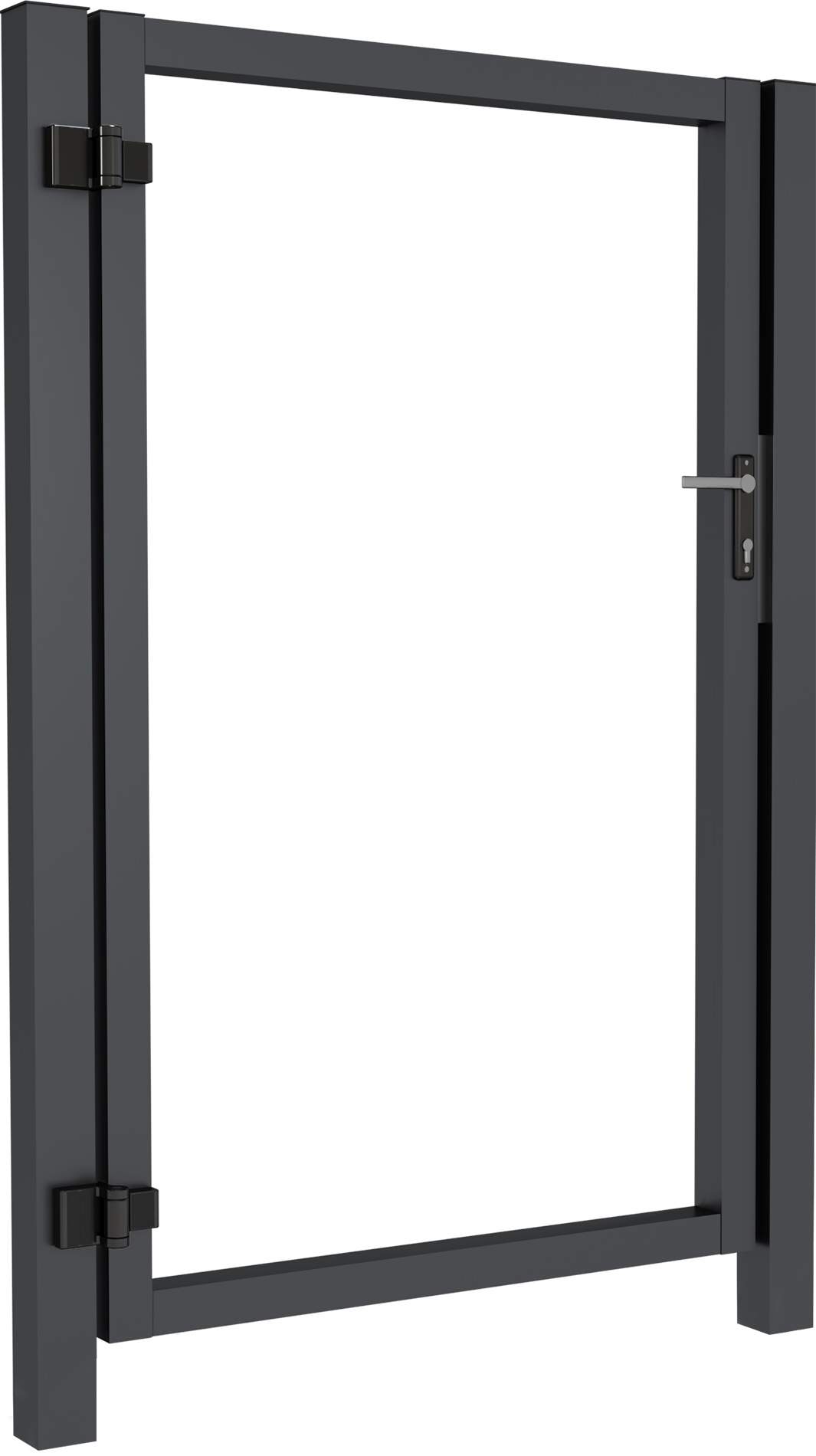 Калитка Жалюзи Puma Lock 1,68х1 RAL 7024 без заполнения тип А