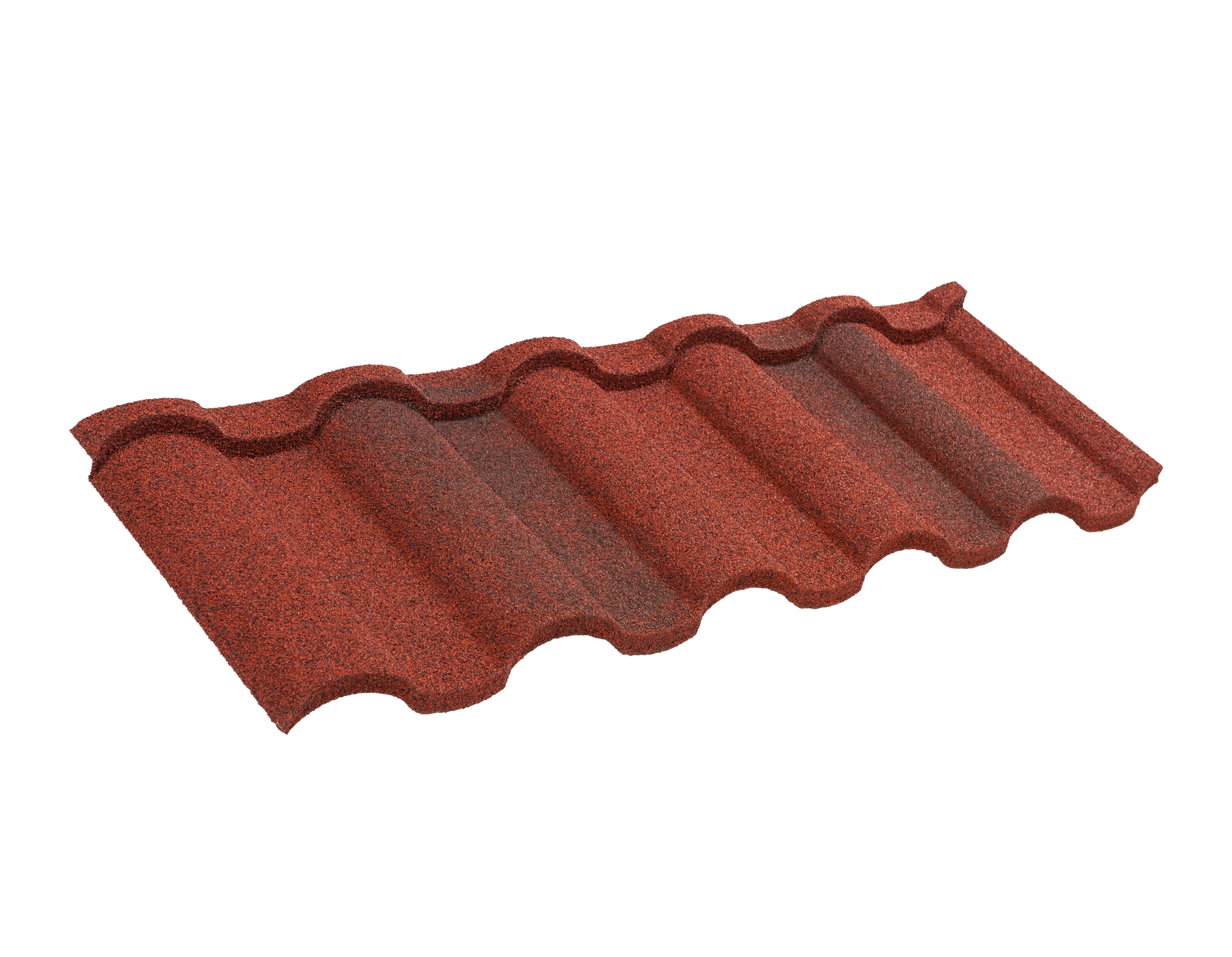 Лист композитной черепицы Luxard Roman гранат