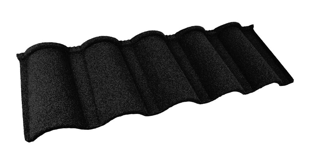 Лист композитной черепицы Grand Line Palermo черный кофе