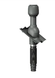 Комплект универсальный вентиляции Braas D125 для волновой черепицы Франкфуртская/Таунус, графит