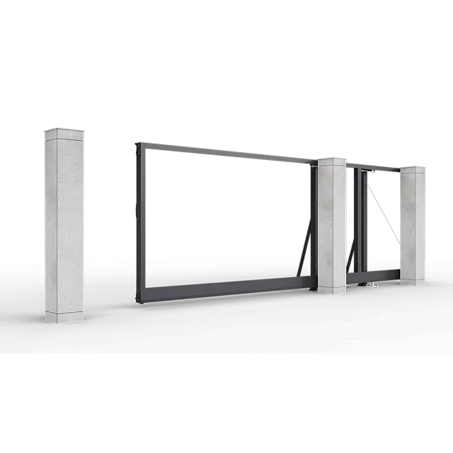 Автоматические откатные ворота серии Prestige 4000х2000 мм цвета антрацит