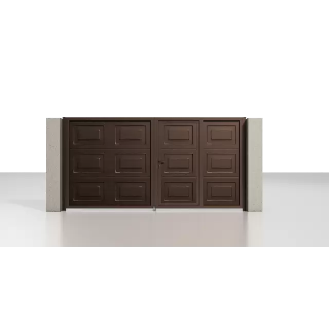 Распашные ворота серии Prestige со встроенной калиткой 4000x2000 мм