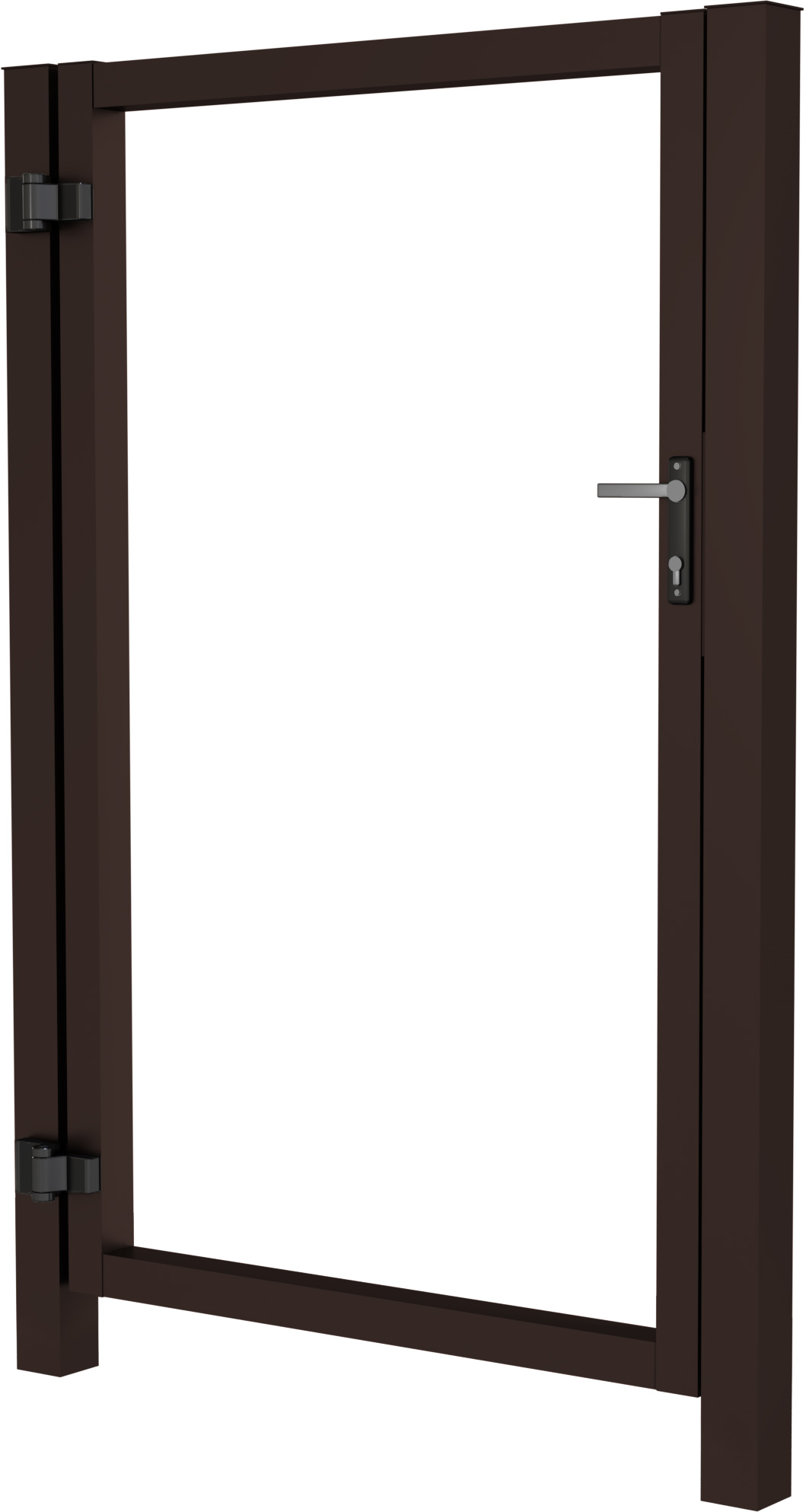 Калитка Жалюзи Puma Lock 1,68х1 RAL 8017 без заполнения тип А