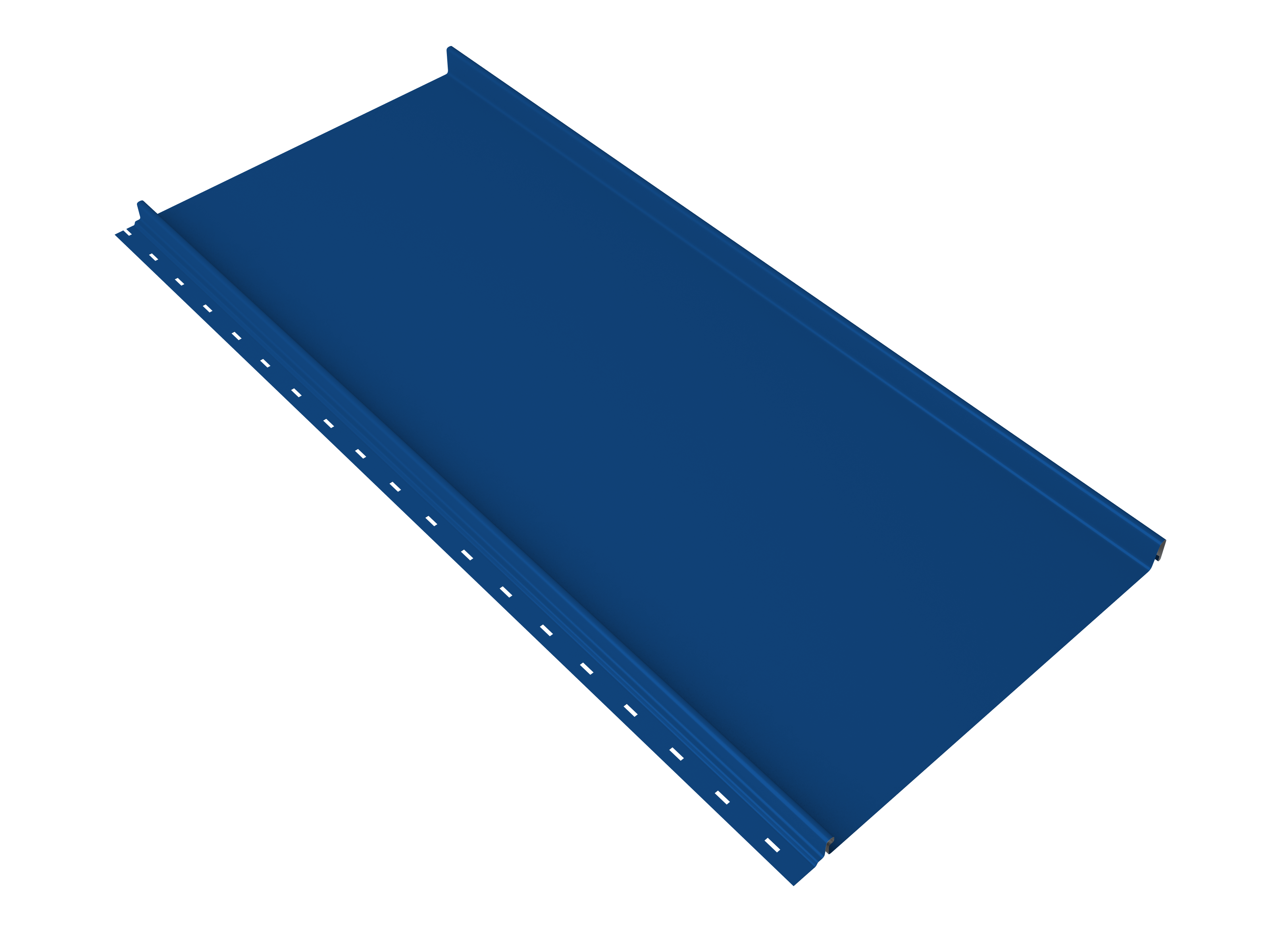 Кликфальц mini Grand Line 0,7 PE с пленкой на замках RAL 5005 сигнальный синий