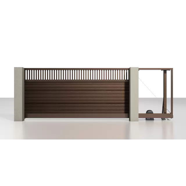 Автоматические откатные ворота ALUTECH Prestige 4500x2000 мм