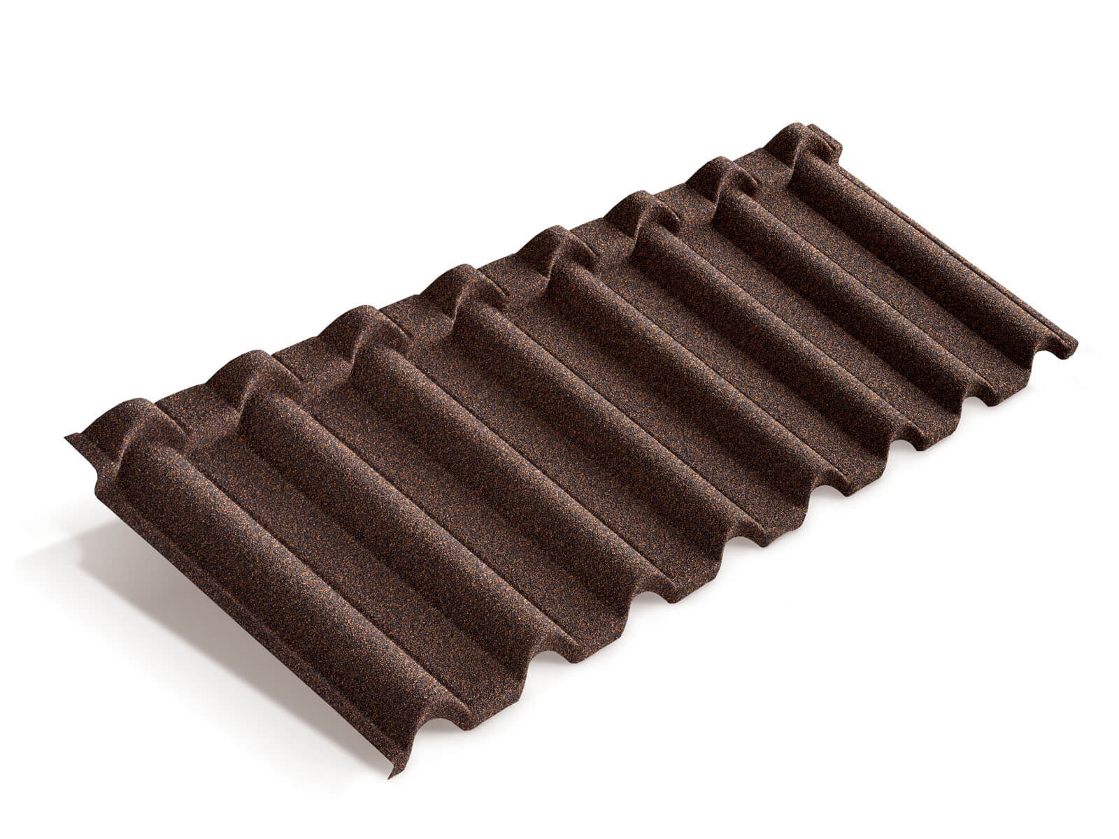 Лист композитной черепицы Metrotile Gallo кофе