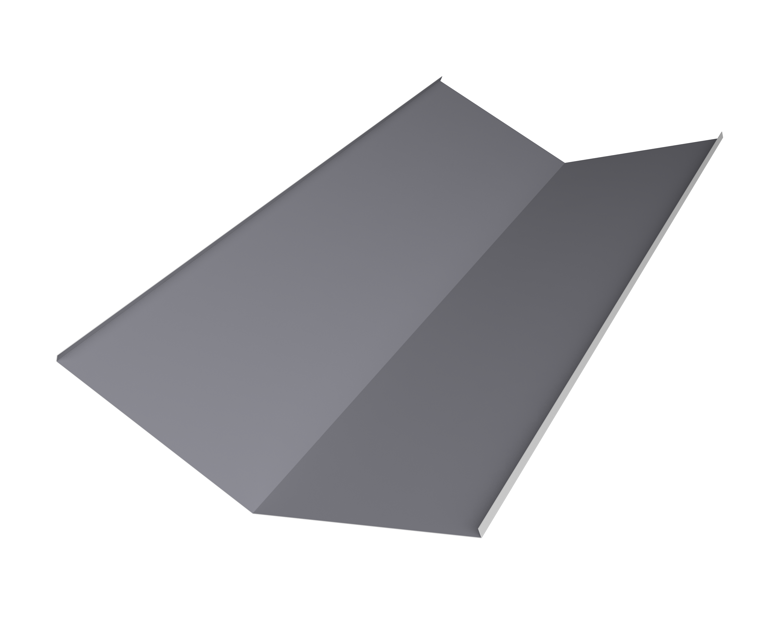 Планка ендовы нижней 300х300 0,4 PE с пленкой RAL 7004 сигнальный серый (2м)