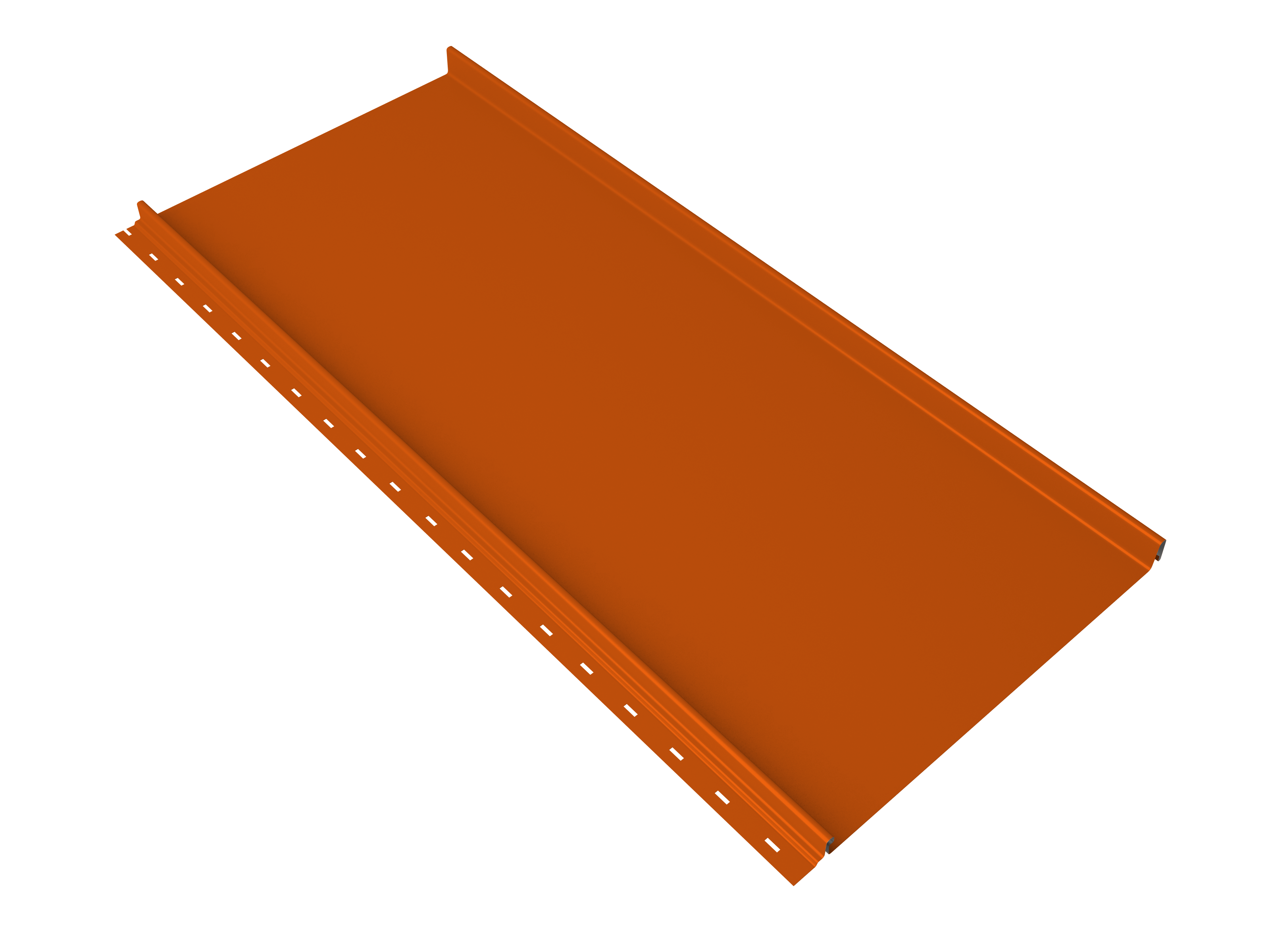 Кликфальц mini Grand Line 0,45 PE с пленкой на замках RAL 2004 оранжевый