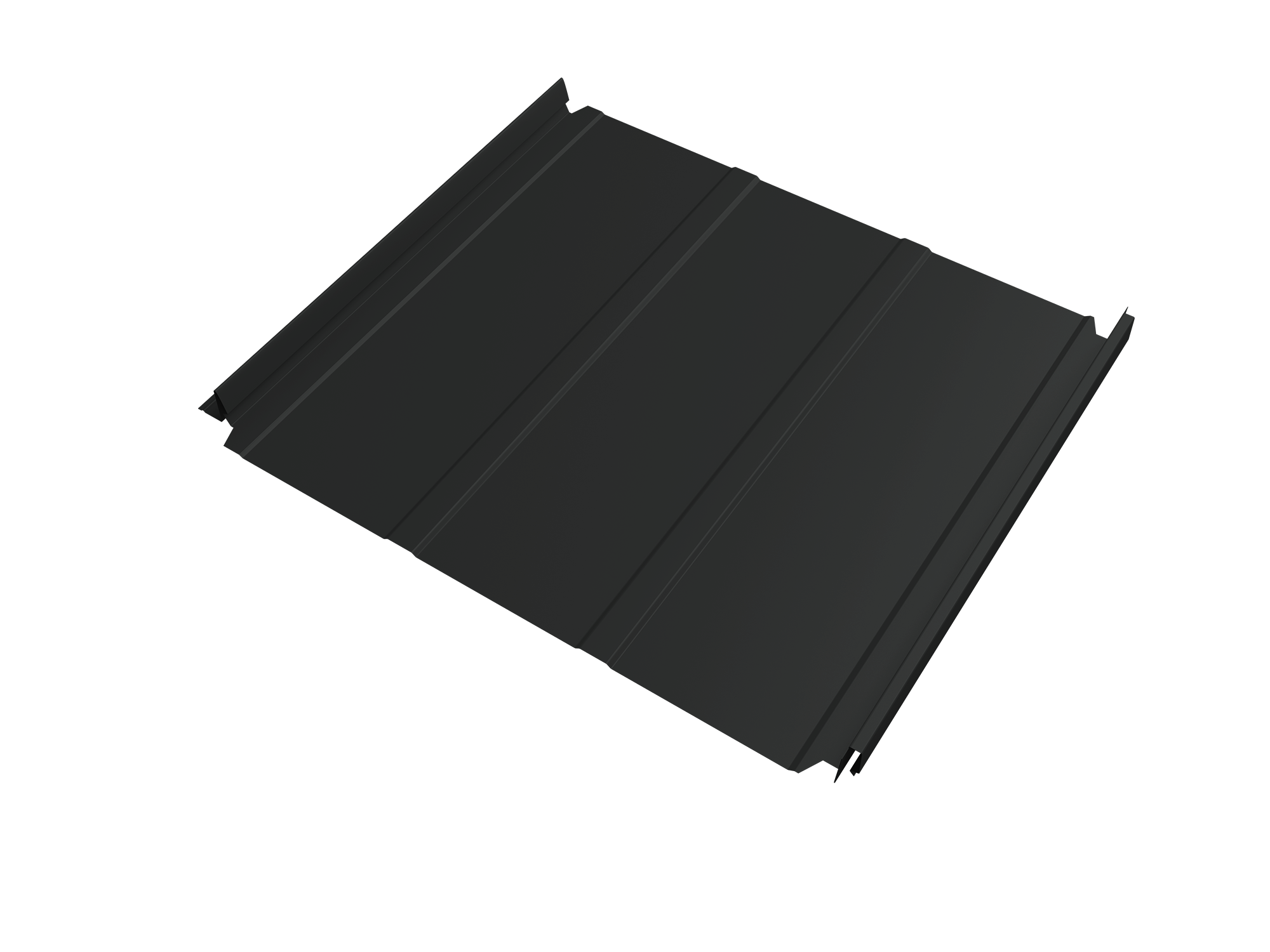 Кликфальц Double Pro Line Grand Line 0,5 Velur X с пленкой на замках RAL 7016 антрацитово-серый