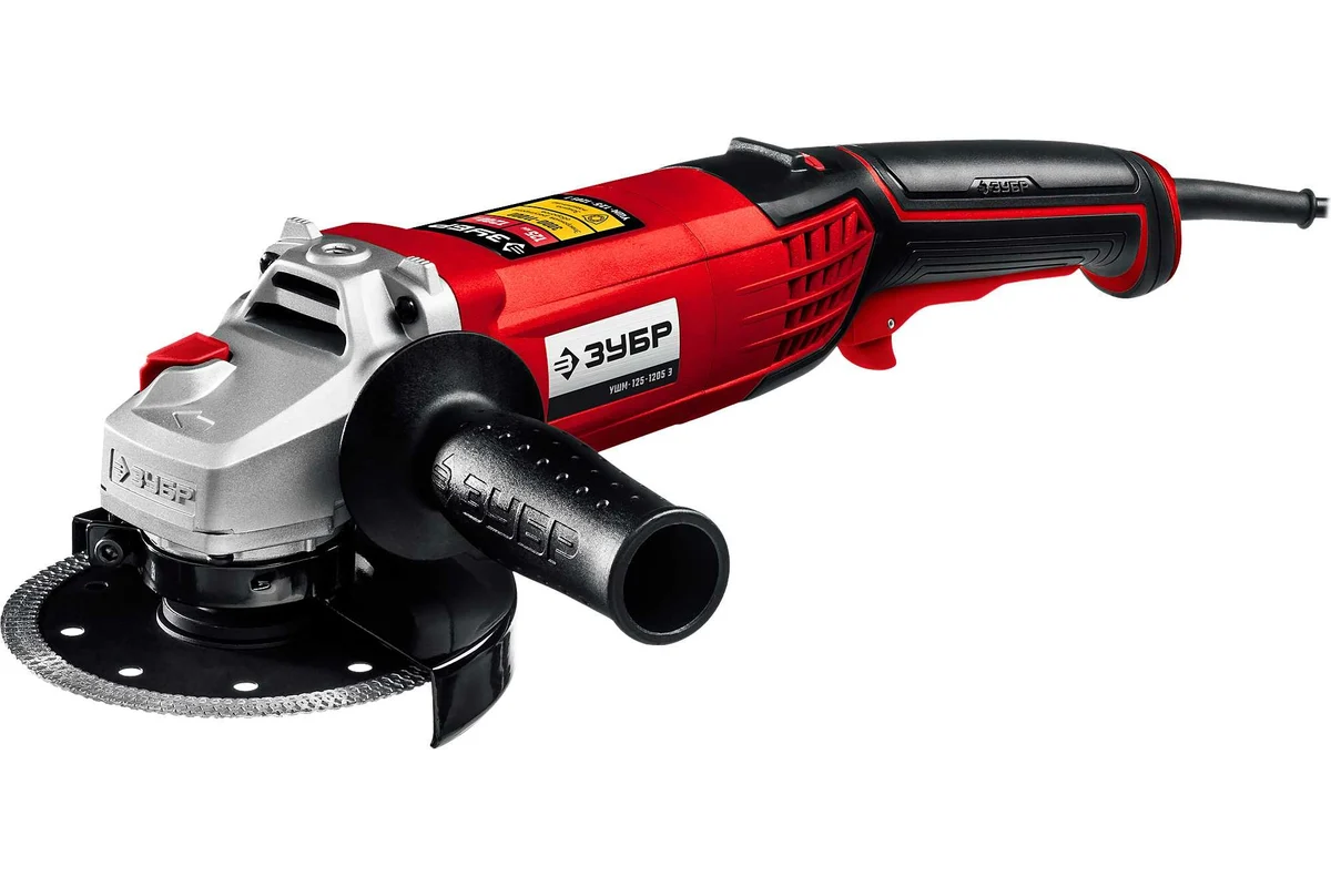 Машина углошлифовальная Зубр Мастер 1200Вт 125мм (УШМ-125-1205 Э)