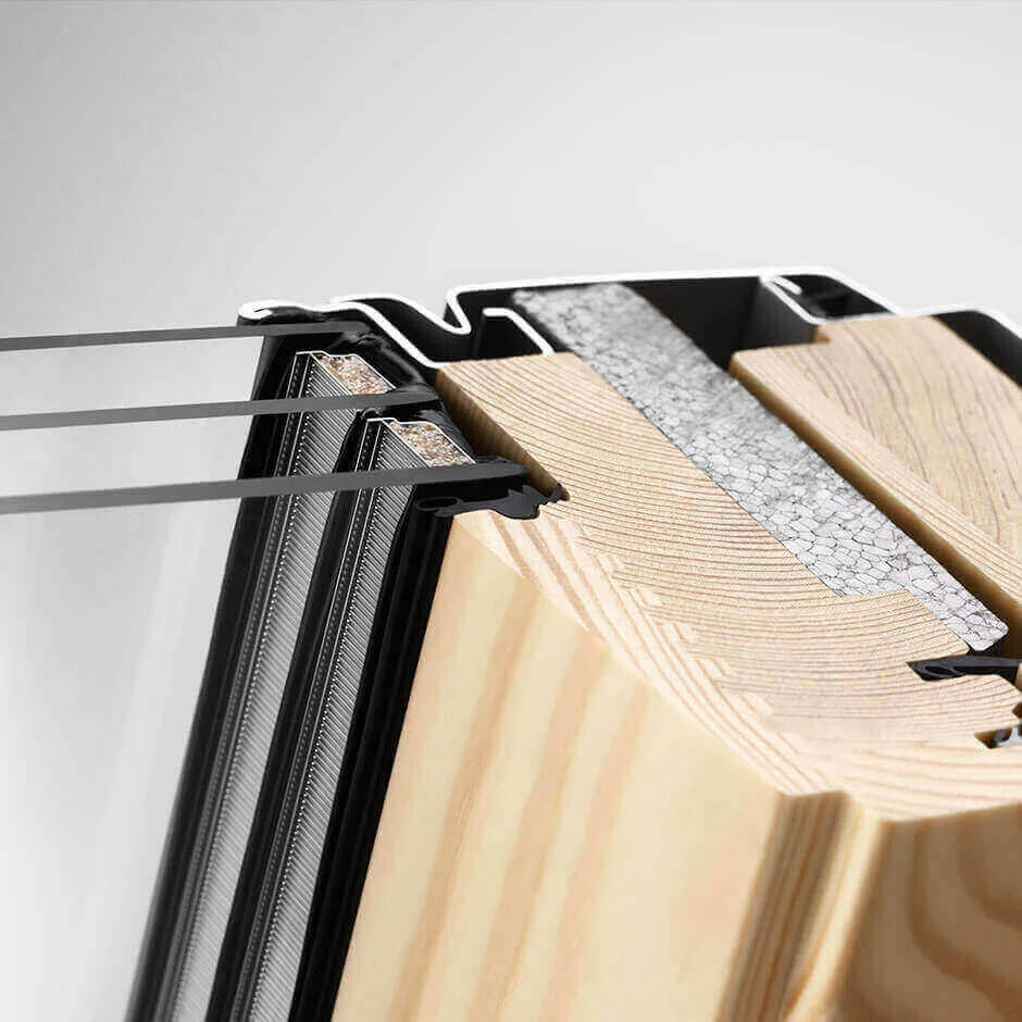 Окно мансардное VELUX GLL 1061 114х140 (двухкамерное, ручка сверху)