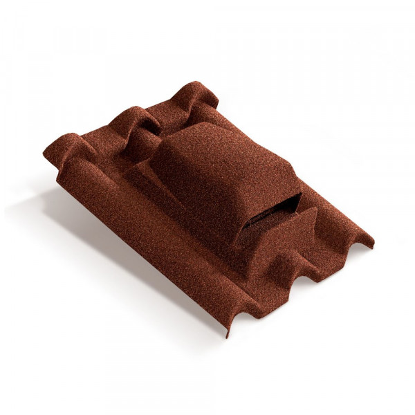 Вентилятор кровельный для композитной черепицы Metrotile RV75 Gallo скарлет