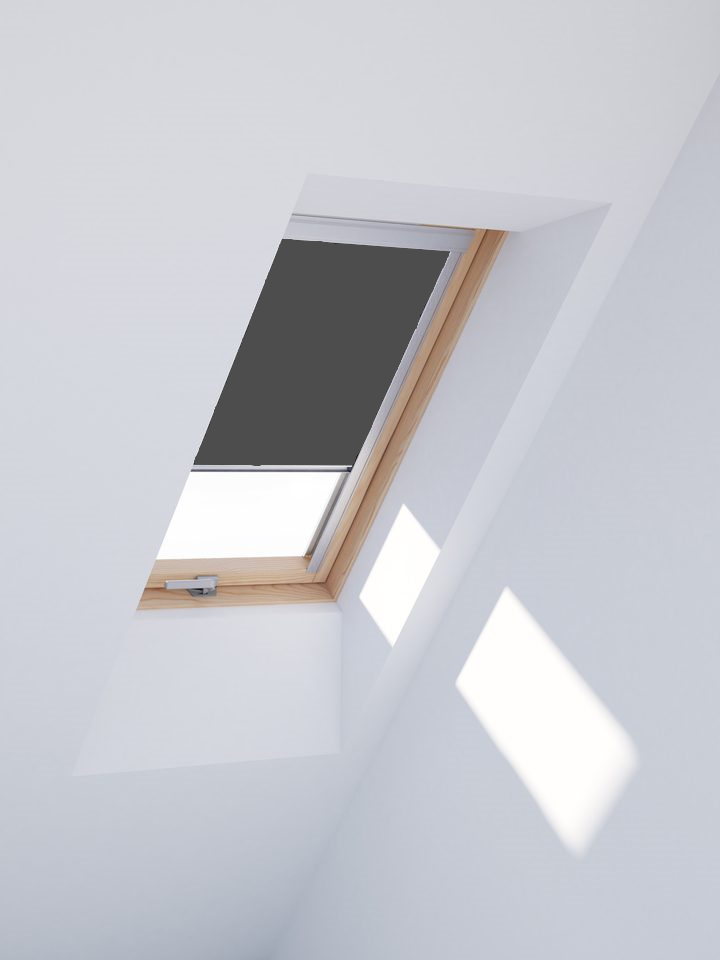 Штора затемняющая DAKEA Contrio DUA 94х140 графит