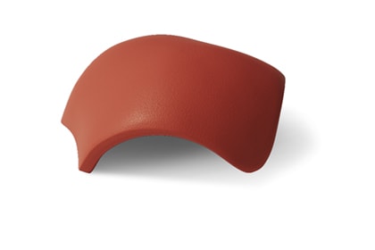 Вальмовая черепица без зажимов Braas Франфуртская/Таунус вишня