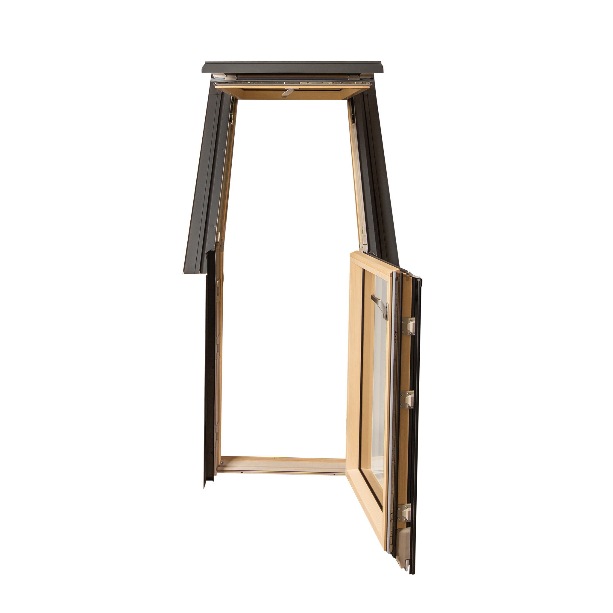 Окно мансардное террасное FAKRO FOХ P50 ARMX 78x118 (двухкамерное, глухое)