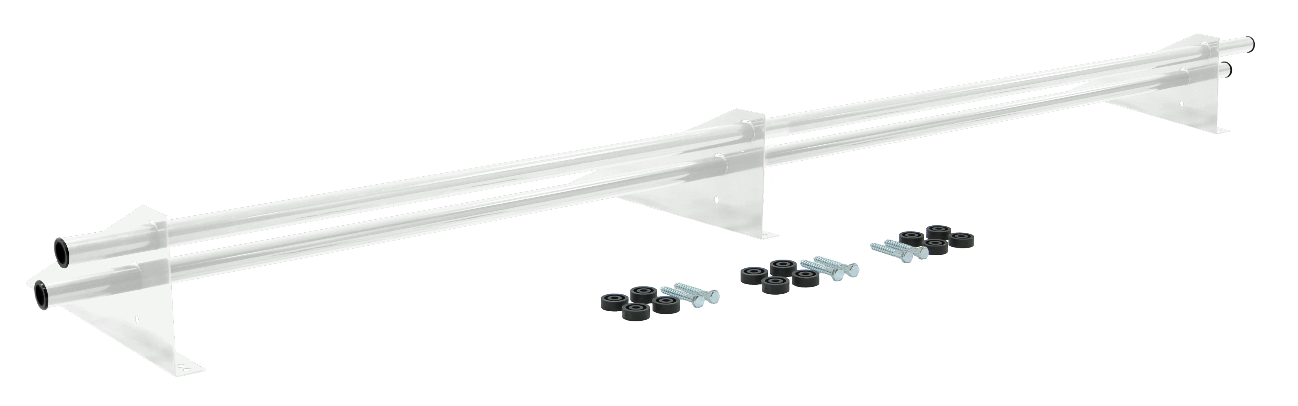 Снегозадержатель трубчатый универсальный Optima RAL 9003 3м