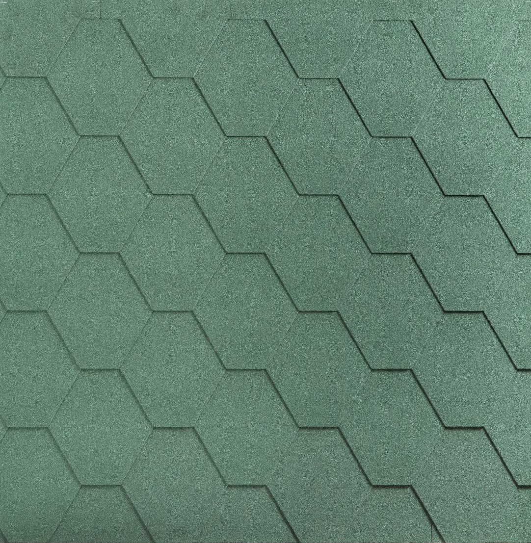 Черепица гибкая Katepal KL зеленый