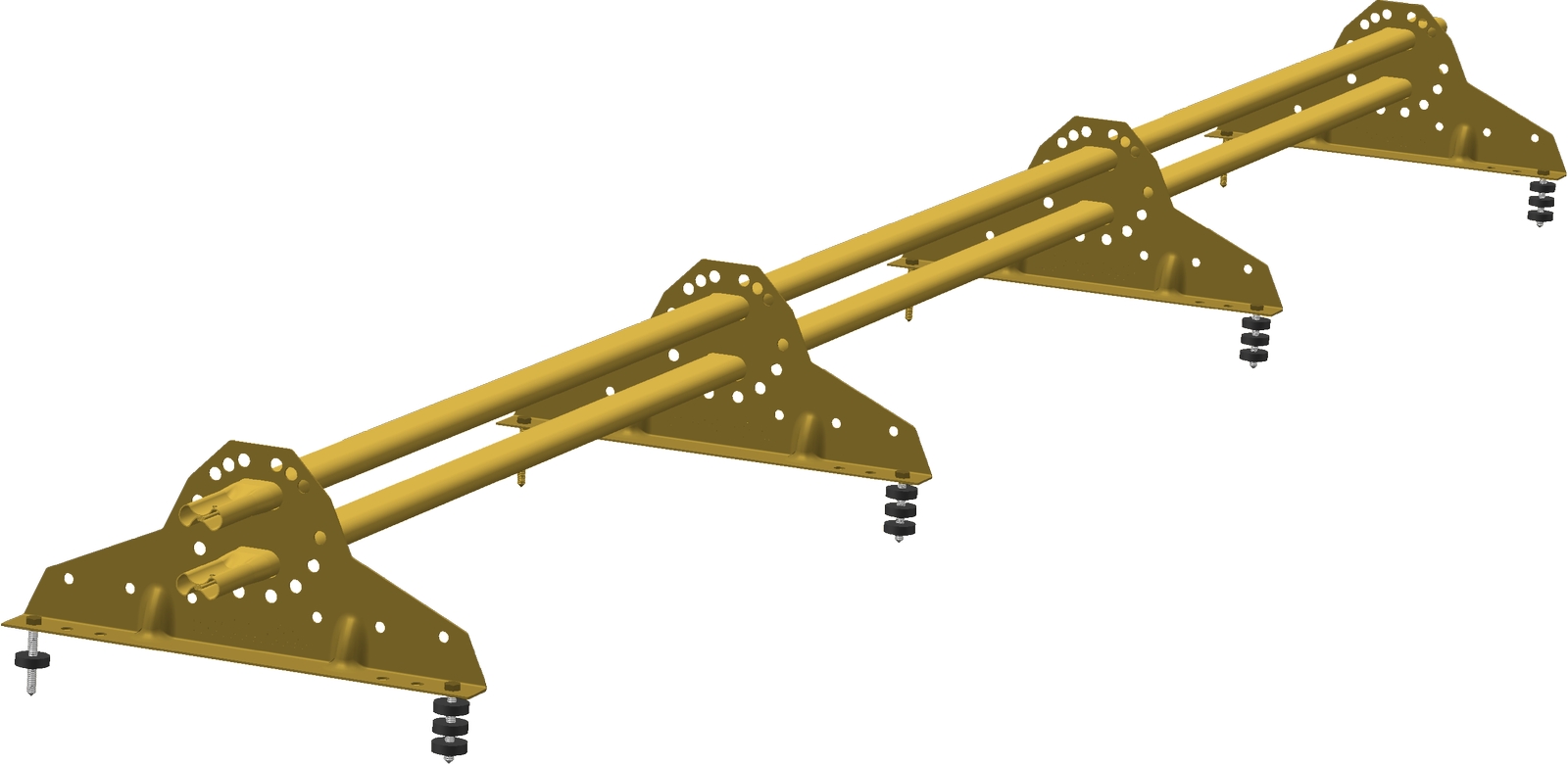 Снегозадержатель трубчатый Grand Line RAL 1018 3м