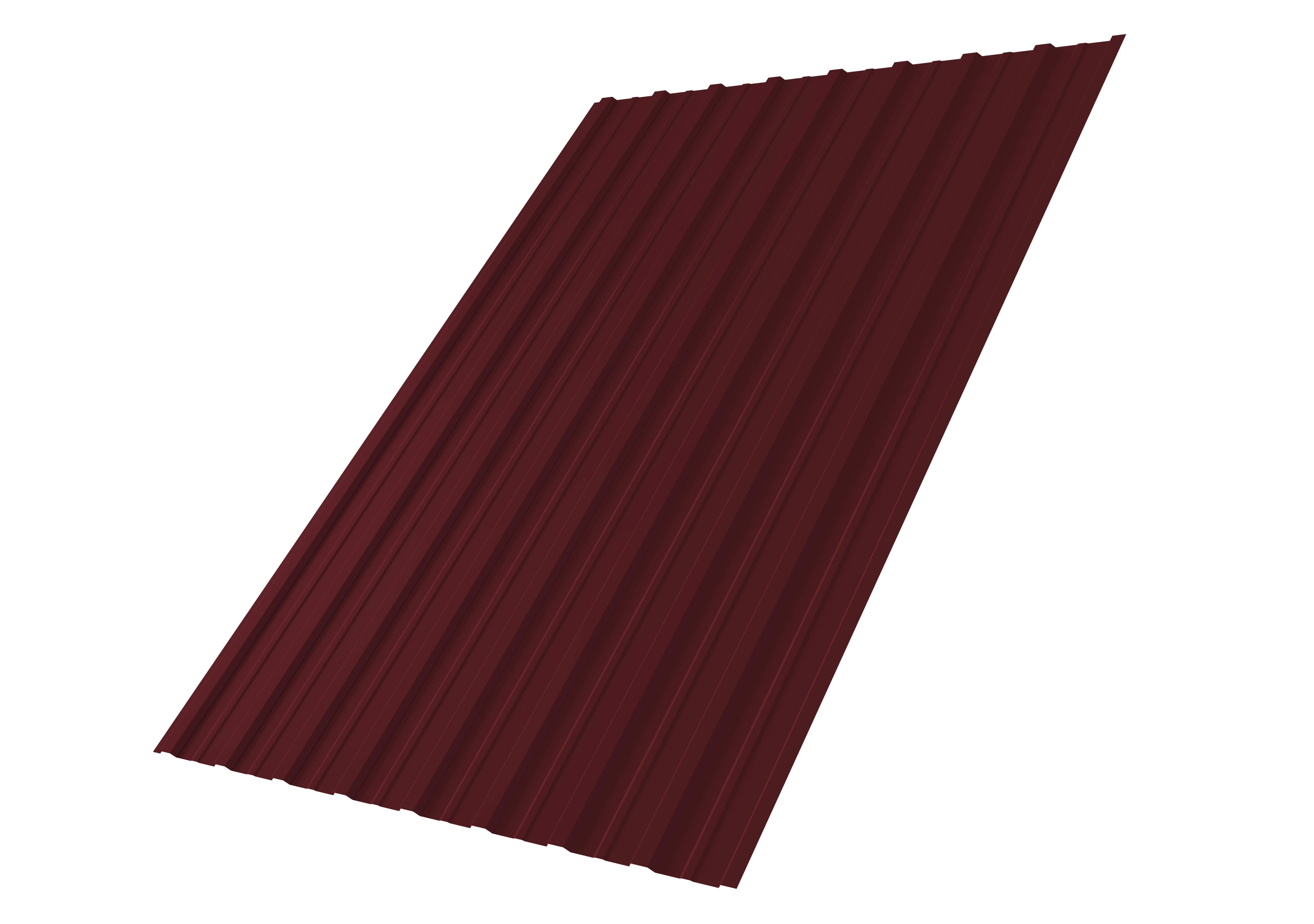 Профнастил С10A Grand Line 0,4 PE RAL 3005 красное вино