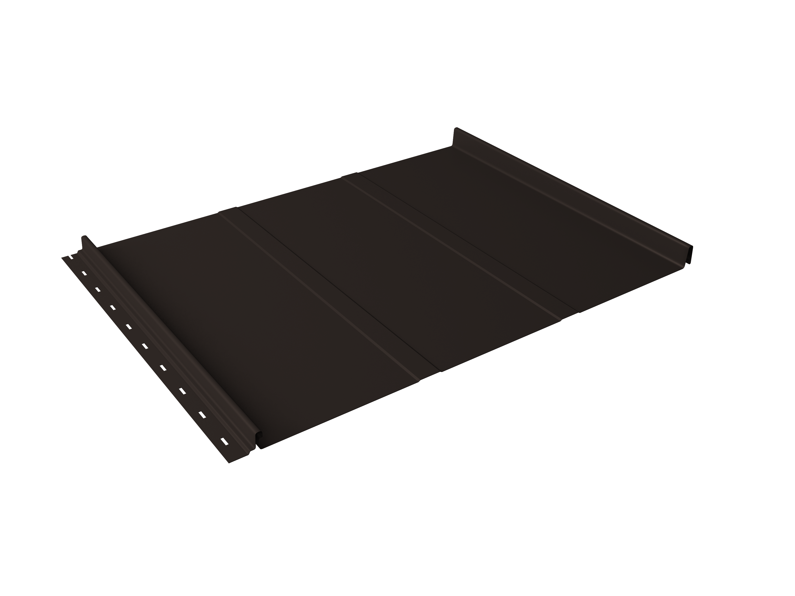 Кликфальц Line Grand Line 0,5 Velur X с пленкой на замках RR 32 темно-коричневый